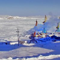 Anadyr Port at the Winter Time, Анадырь