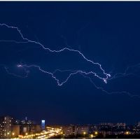 Cloud-to-cloud lightning, Нижневартовск
