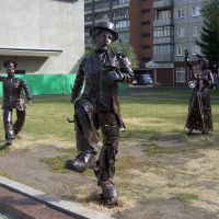 Три скульптуры снимают кино, Барнаул