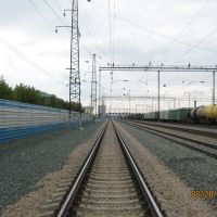 Вид в сторону станции Алтайская, Новоалтайск