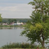 Павловский пруд, вид со стадиона., Павловск