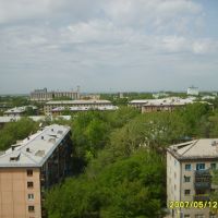 Панорама Рубцовска с 10 этажа, Рубцовск