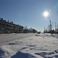 Ekaterinoslavka (2013-02) - Side road view, Екатеринославка