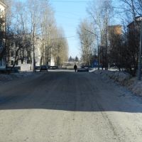 Дорога по улице Ковалева, Серышево