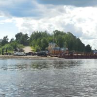 Motorboat by Verkhnaya Dvina, Kotlas - Toima, Красноборск