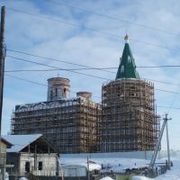 Храм на реставрации, Холмогоры