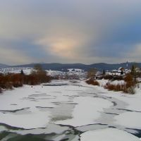 Река Белая. Зима. (White River. Winter.), Белорецк