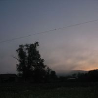 Утренний туман над селом, Большеустьикинское