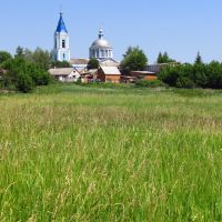Вид на Борисовку со стороны Борисовского болота. 11 июня 2012., Борисовка