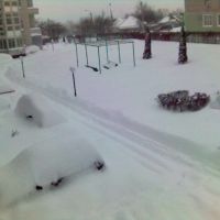 Зима на улице 2-я Академическая 28А, Губкин
