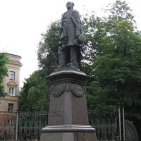 Monument of famous poet Tutchev, Брянск