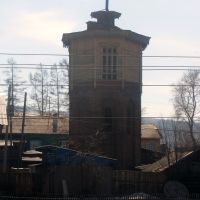 Старая водонапорная башня, г.Бабушкин,  станция Мысовая, 12.04.2014, Бабушкин