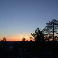 Снято на закате с Белой Горы, Багдарин