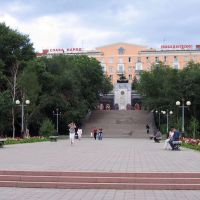 Вид на мемориал победы, Улан-Удэ