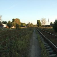 Железная дорога около 2го речного в сторону вокзала, Гусь Хрустальный