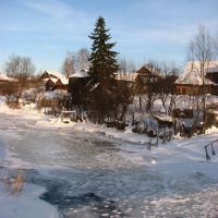 Зима на Реке Унже (Winter at the Unzha River), Меленки