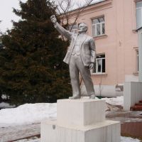 Monument to Lenin in Petushki town, Петушки