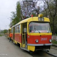 T3SU-Zug an der Wendeschleife "Zhilgorodok", Кириллов