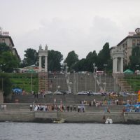 die Treppen am Ufer - ступенки, Волгоград