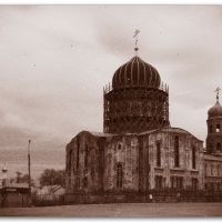 The Temple under reconstruction, Gorodishe, Volgograd region, Russia May 2011, Городище