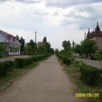 Аллея возле Дома Пионеров, Николаевск