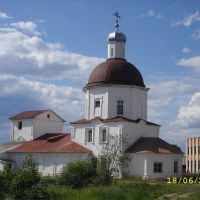Church of Saint Threedays (von Heiligen Pfingsten, Святой Троицы церковь)(view toward west), Липин Бор