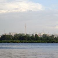 Облако выброса в Зашекснинском районе / Cloud of emission over Zasheksninskiy district of the city (22/07/2007), Череповец