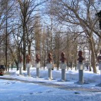 Heroes of World War II. Bobrov. Voronezh Region, Бобров