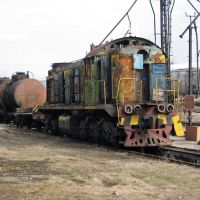 Дохлый тепловоз ТЭМ-2.  Dead locomotive of TEM-2, Лиски