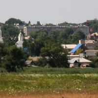 Вид на Острогожск с Тихой Сосны, Острогожск