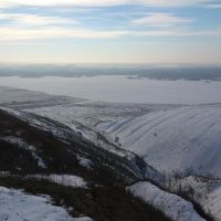 Вид с горы. Зима., Петропавловка