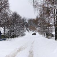 ул. Пушкина, Зима. Russian winter on Pushkina street, Арзамас