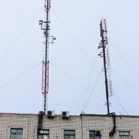 Мачты с антеннами сотовой связи (2009.04.20), Арзамас