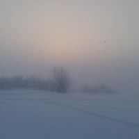 Зимний туманный рассвет, Бутурлино