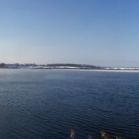 Панорама озера Вад зимой. The lake Vud. Winter panorama, Вад
