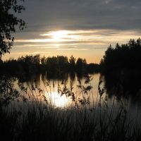 Закат на озере 115 км, Гидроторф