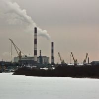 Трубы ТЭЦ и Порт (2013.03.14), Дзержинск