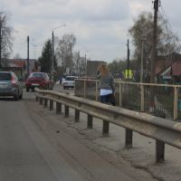 road in Lukoyanov, Лукоянов