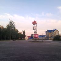 Parking in front of the store, Навашино