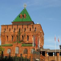 Дмитриевская башня и ворота. Сооружена в 1372 - 1511 гг., Нижний Новгород