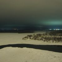 Вид на Тумботино ночью, Павлово