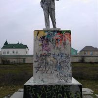 Дагестанские огни. Памятник В.И. Ленину, Дагестанские Огни