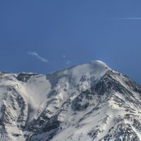 Ледник на вершине горы Базардюзи, Курах