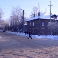 Перекресток улиц Люлина и Спортивной  Lyulina St. and Sportivnaya St. Crossroads, Комсомольск