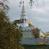 Вид на собор с Мухина моста, Приволжск