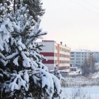 school 4 in the winter, Саянск