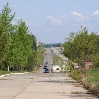 дорога от больничного комплекса, Саянск