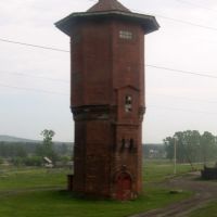 Старая водонапорная башня на станции Алзамай, Иркутская область, 10.06.2012, Алзамай
