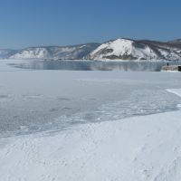 В начале марта в Листвянке (во время Масленицы), Байкал