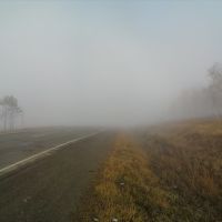 М-53 в тумане, Зима